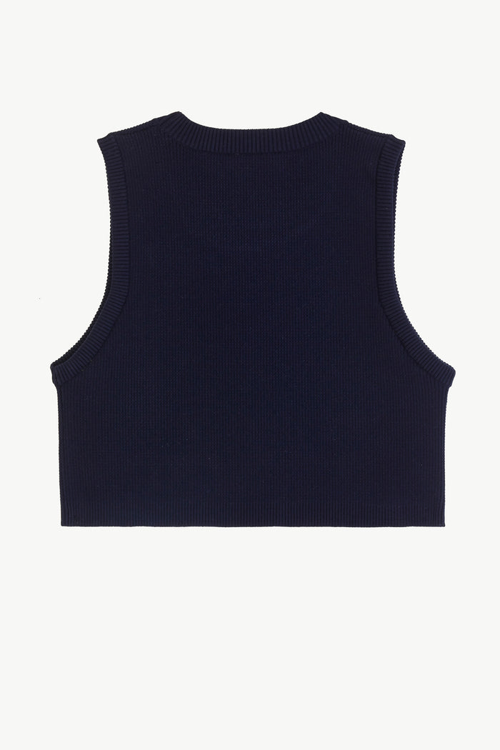 Giuliva Heritage Collection Alex Crop Top In Knit