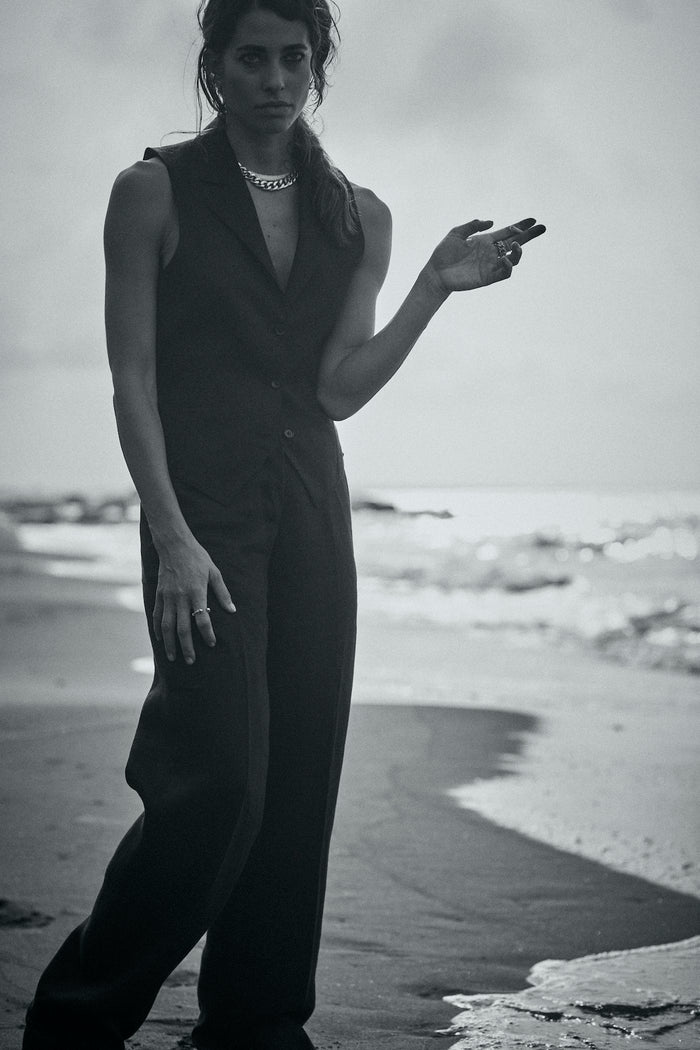 Giuliva Heritage Collection Blake Vest In Linen