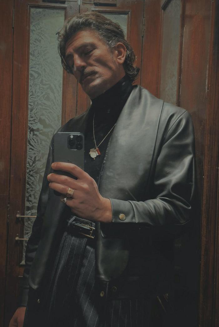 Giuliva Heritage Collection Caio Jacket In Leather