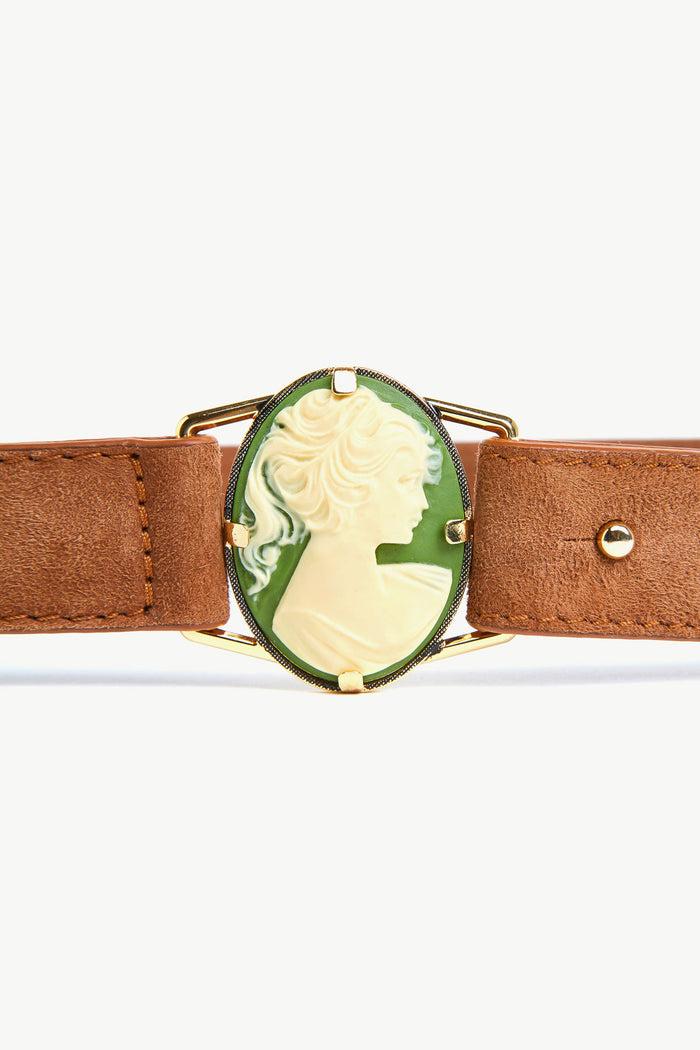 Giuliva Heritage Collection Camelia Belt In Suede