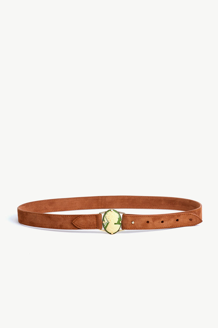 Giuliva Heritage Collection Camelia Belt In Suede