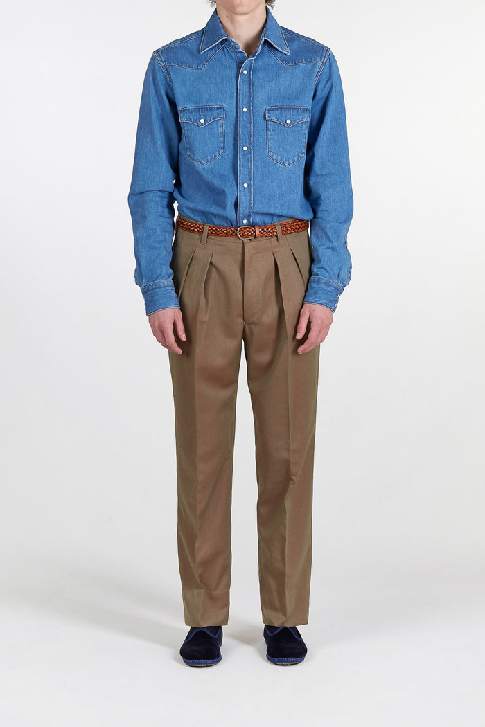 Giuliva Heritage Collection Dean Shirt In Denim