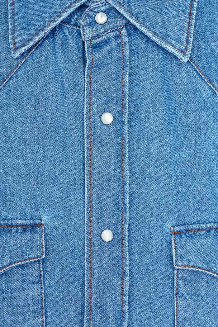 Giuliva Heritage Collection Dean Shirt In Denim