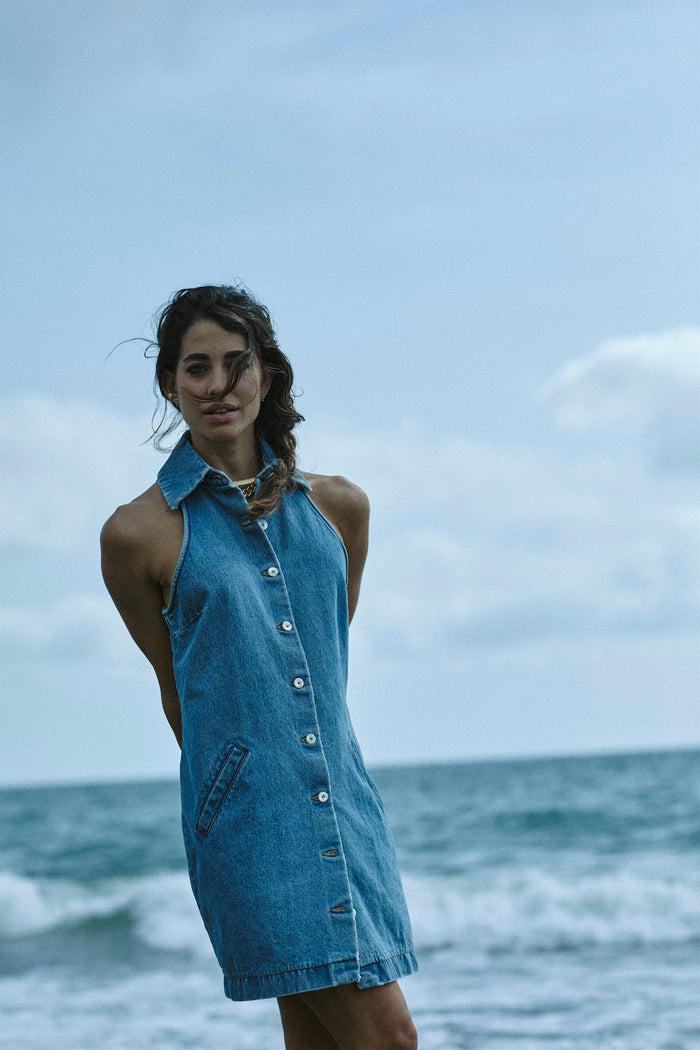 Giuliva Heritage Collection Edda Dress In Denim