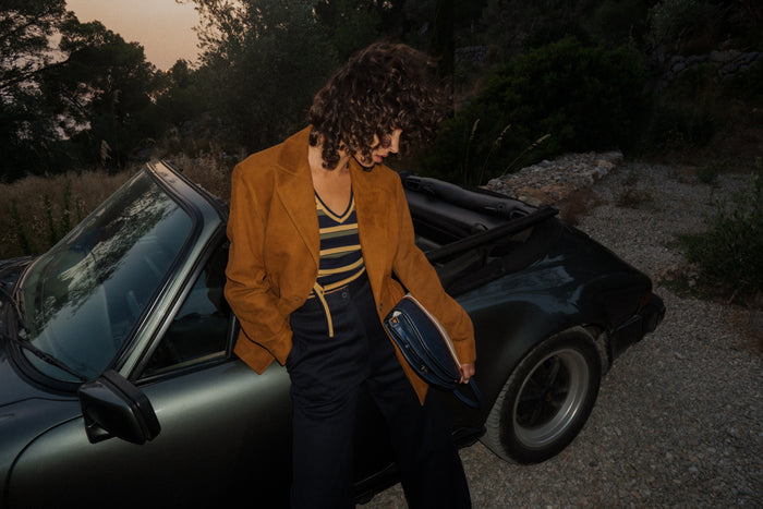 Giuliva Heritage Collection Elena Jacket In Suede