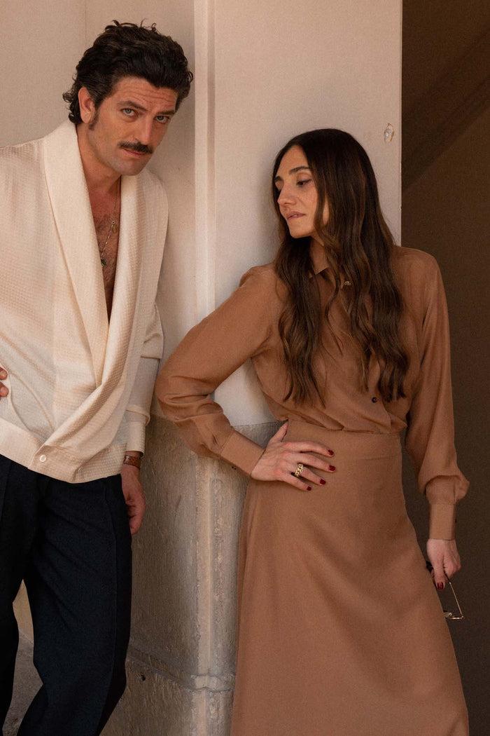 Giuliva Heritage Collection Elvira Shirt In Silk