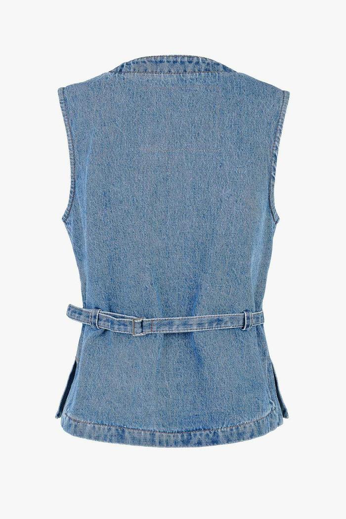 Giuliva Heritage Collection Lucia Vest In Denim