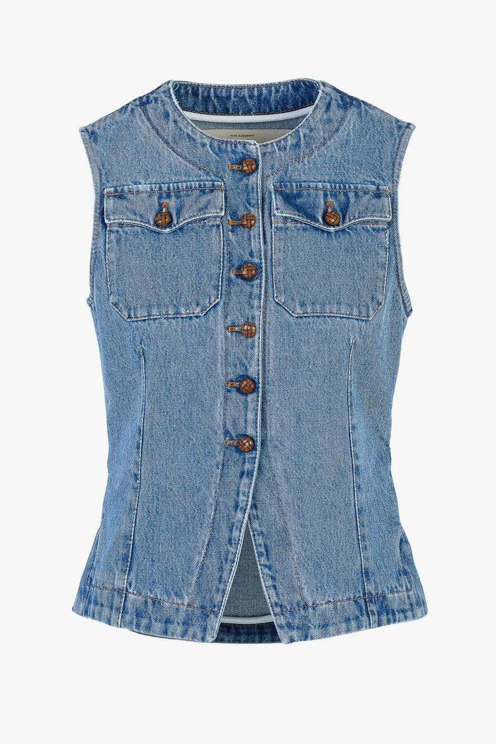 giuliva heritage collection Lucia Vest in Denim