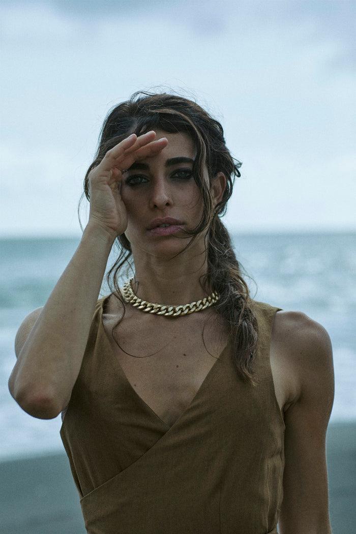 Giuliva Heritage Collection Lyra Dress In Linen