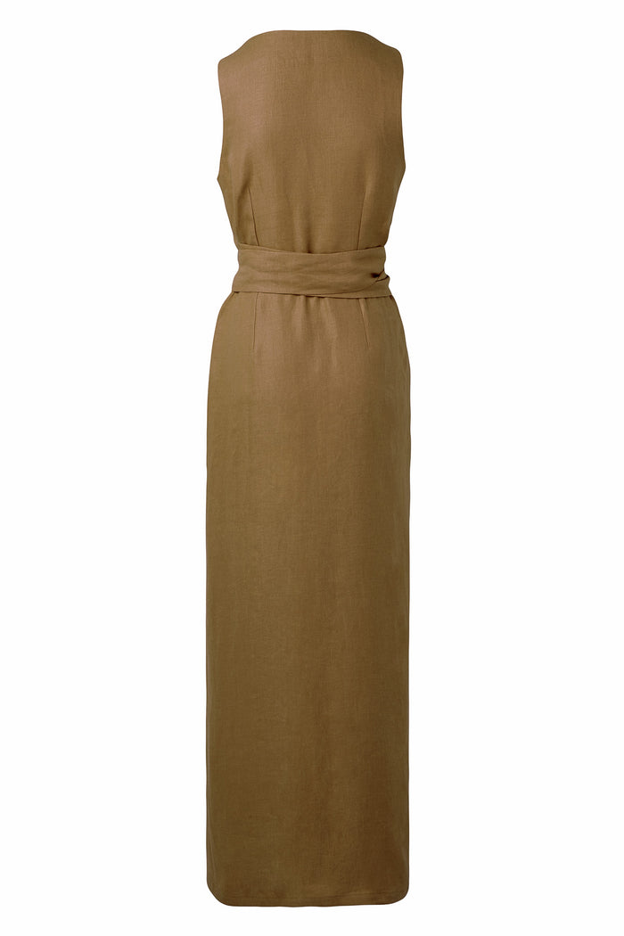Giuliva Heritage Collection Lyra Dress In Linen