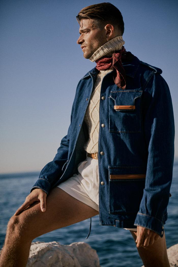 Giuliva Heritage Collection Peter Jacket In Denim