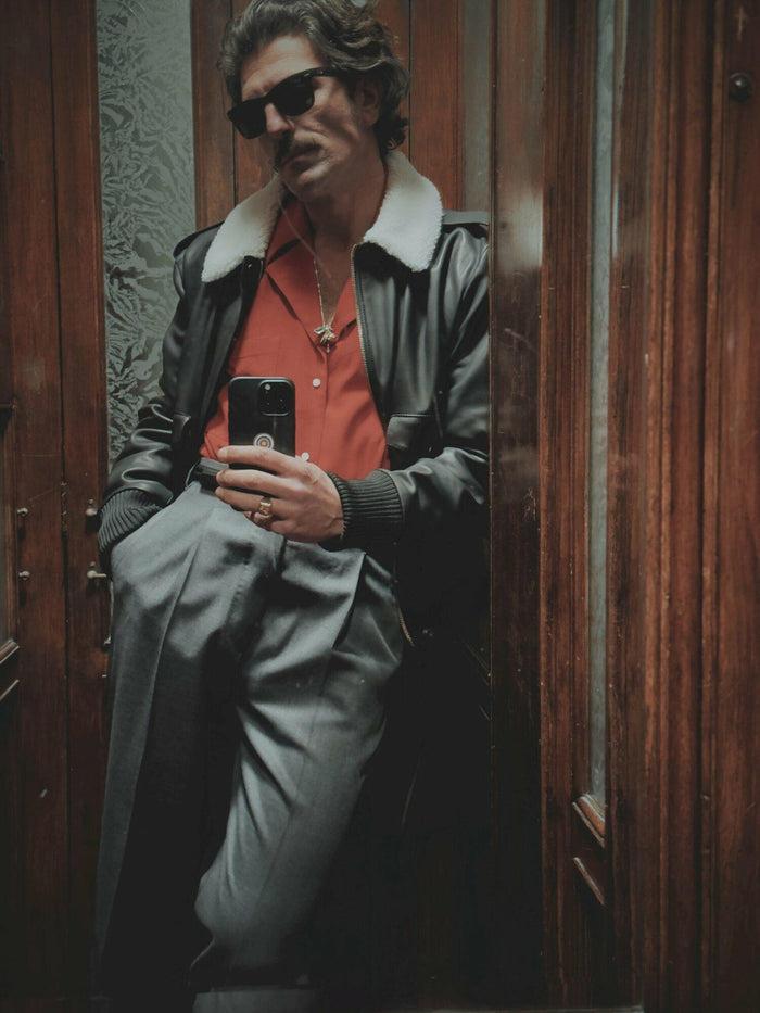 Giuliva Heritage Collection Tom Jacket In Leather