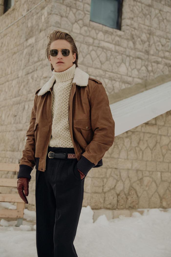 Giuliva Heritage Collection Tom Jacket In Leather