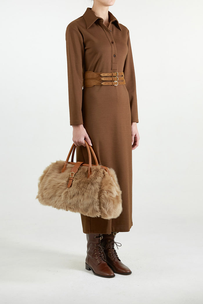 Giuliva Heritage Collection Trio Belt In Suede