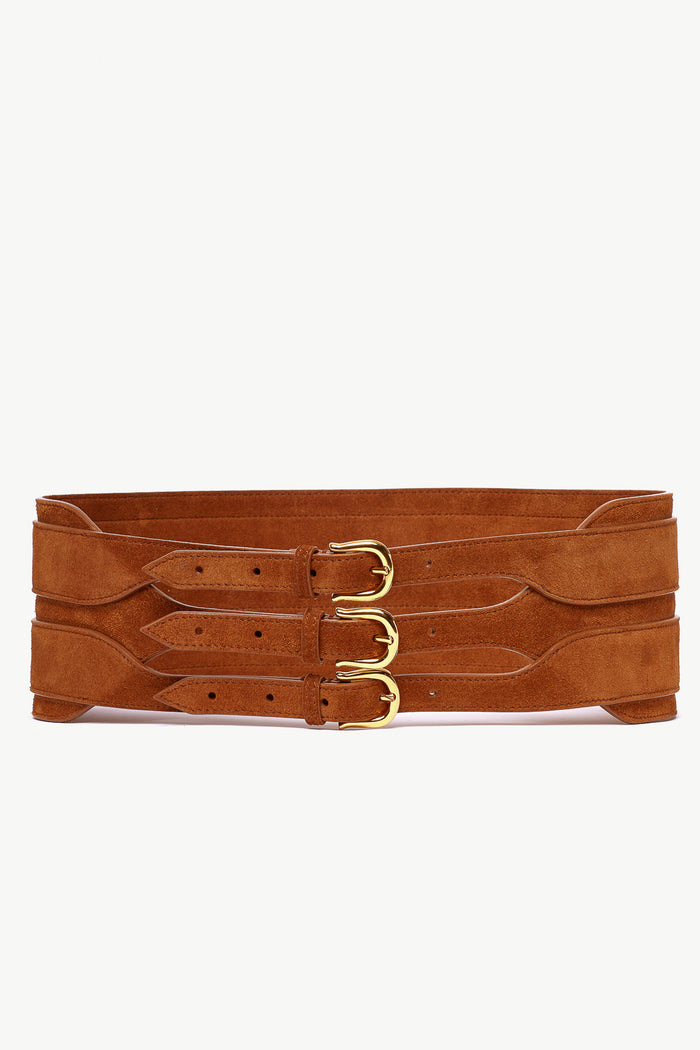 giuliva heritage collection Trio Belt in Suede