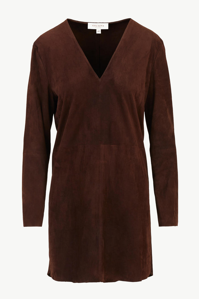 giuliva heritage collection Zita Dress in Suede