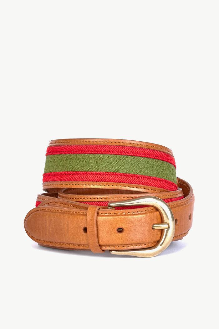 Giuliva Heritage Collection Guillaume Belt In Fabric And Leather