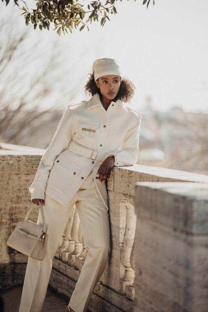 Giuliva Heritage Collection Head And Neck Scarf In Wool