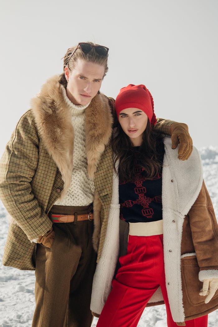 Giuliva Heritage Collection Head And Neck Scarf In Wool