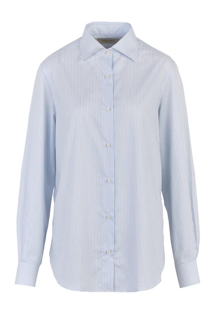 Giuliva Heritage Collection Husband Shirt In Striped Cotton