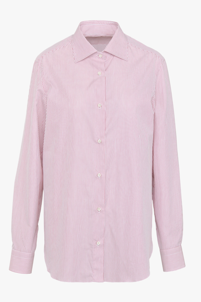 giuliva heritage collection Husband Shirt in Striped Cotton