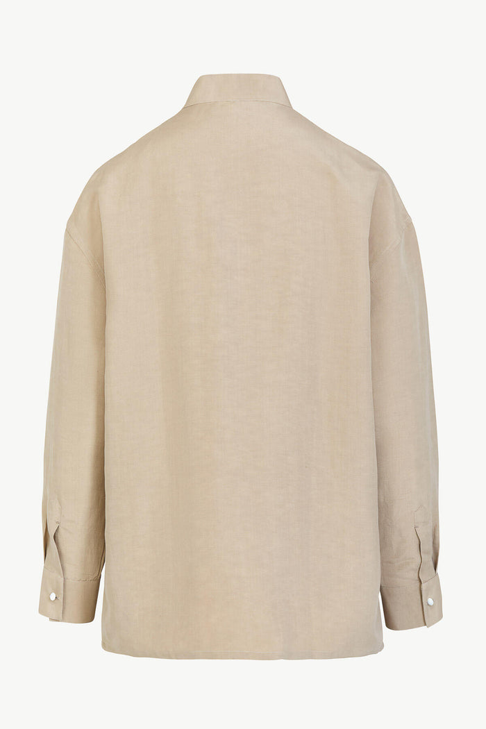 Giuliva Heritage Collection Ivy Shirt In Linen And Silk Blend