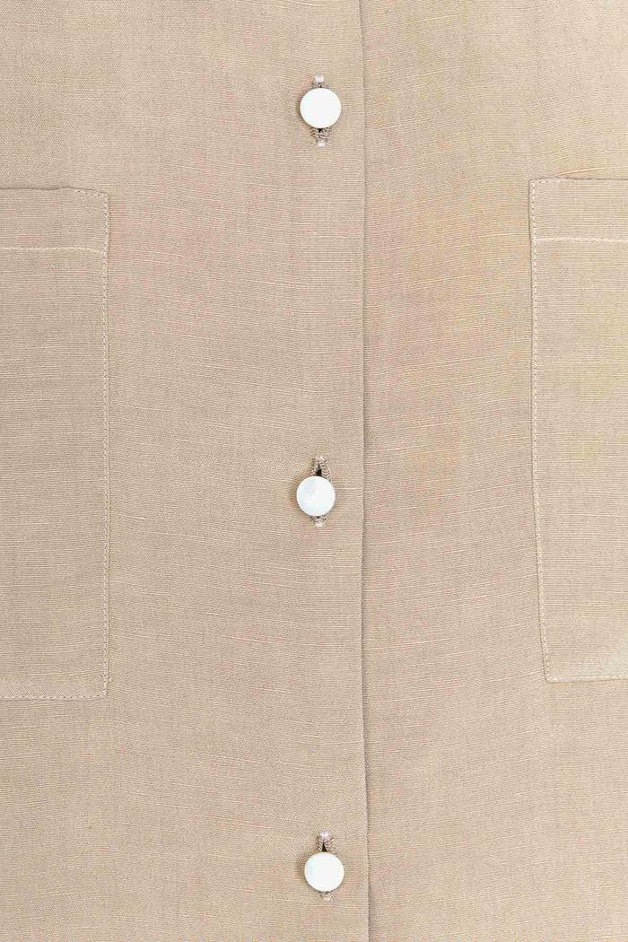 Giuliva Heritage Collection Ivy Shirt In Linen And Silk Blend