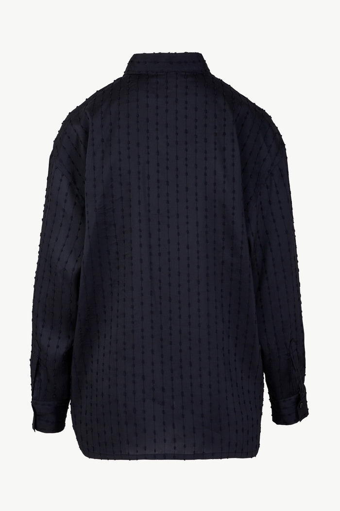 Giuliva Heritage Collection Ivy Shirt In Silk Blend Stripes