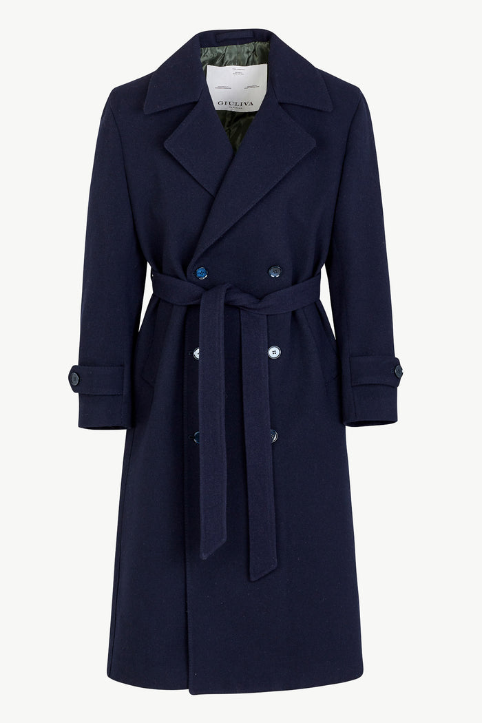 giuliva heritage collection Jacques Trench Coat in Virgin Wool