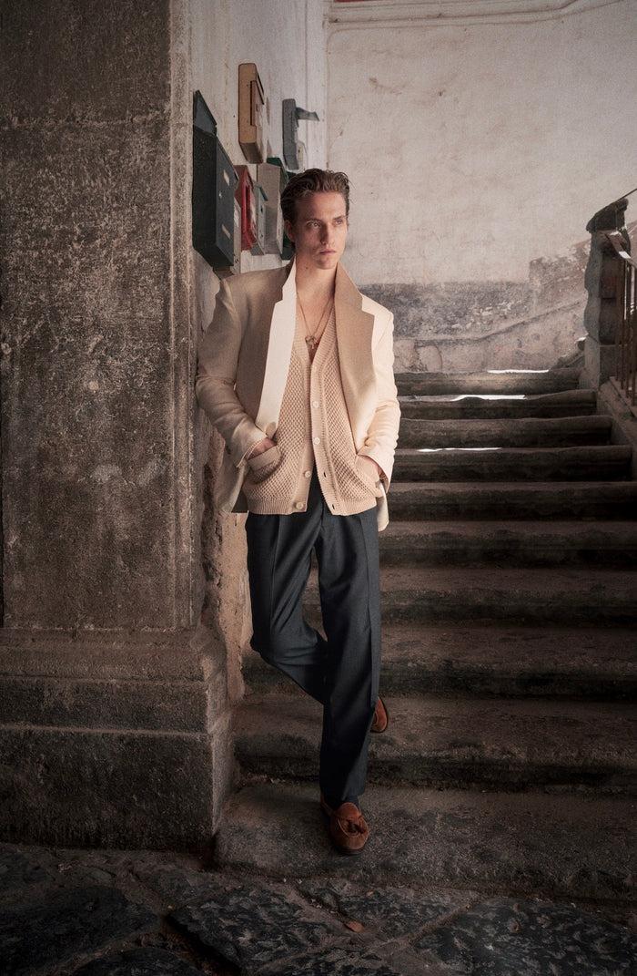 Giuliva Heritage Collection James Cardigan In Cotton Knit