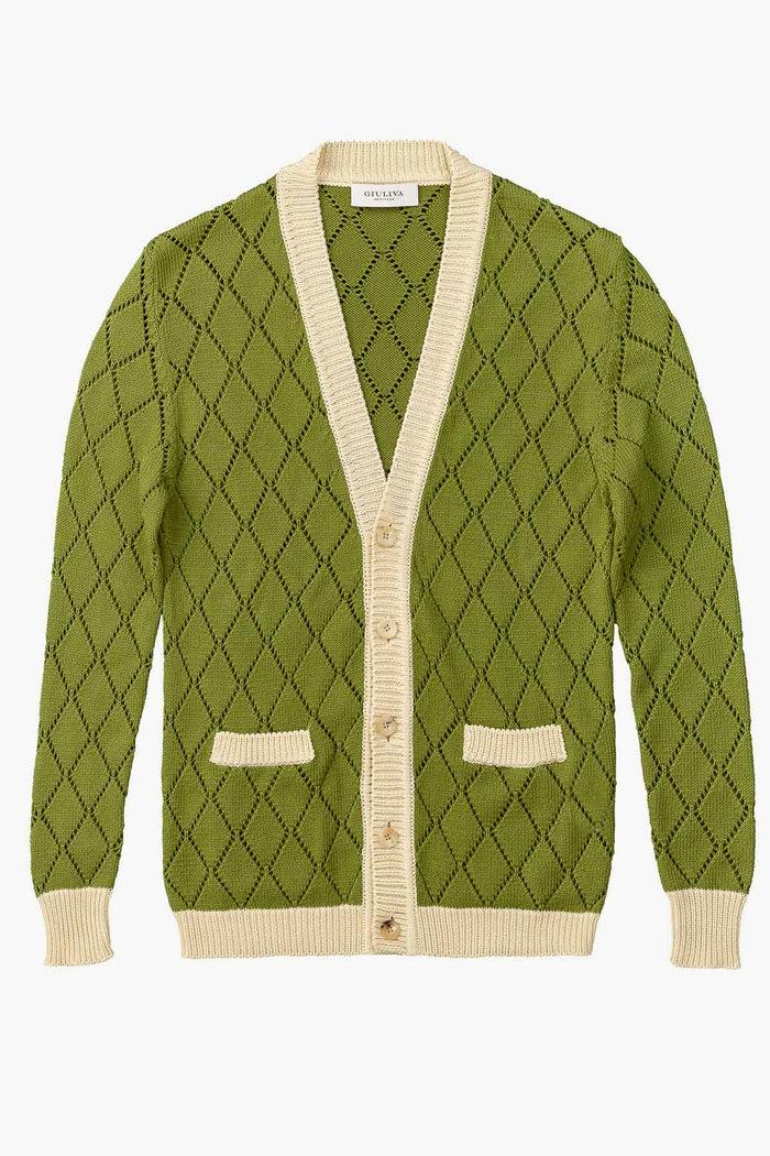 giuliva heritage collection James Cardigan in Cotton Knit