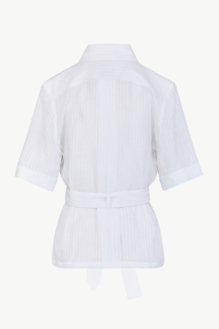 Giuliva Heritage Collection Jane Jacket In Linen Stripes