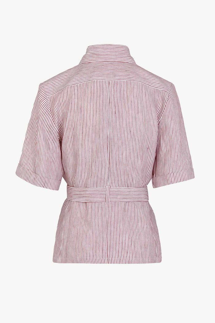 Giuliva Heritage Collection Jane Jacket In Striped Linen
