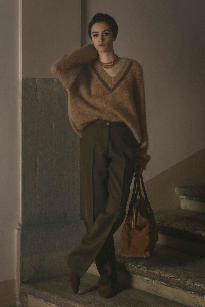 Giuliva Heritage Collection Janice Trousers In Wool Whipcord