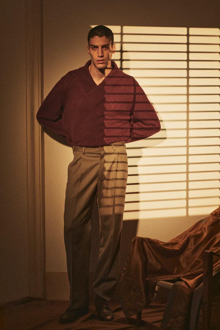 Giuliva Heritage Collection Jeremy Unisex Sweater In Cashmere