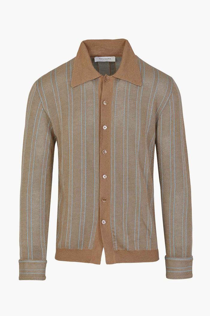 giuliva heritage collection Jude Cardigan in Cashmere and Silk Knit