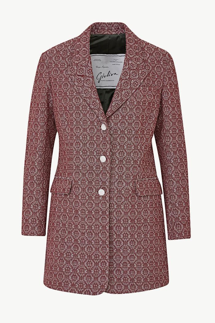 giuliva heritage collection Karen Blazer in Wool and Cashmere blend