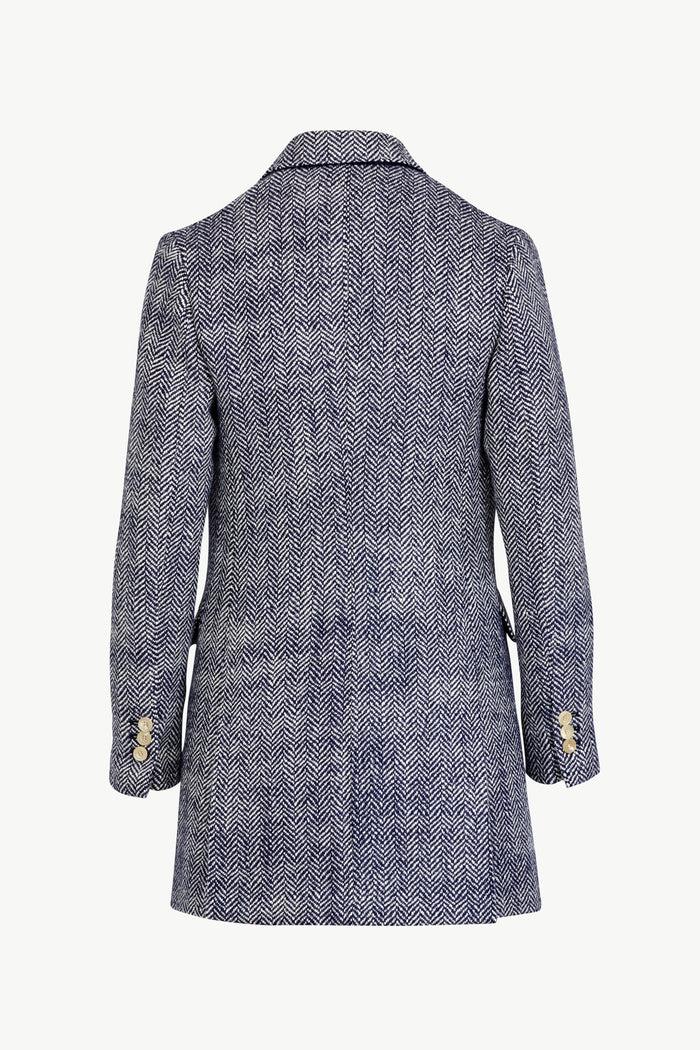 Giuliva Heritage Collection Karen Blazer In Wool Herringbone