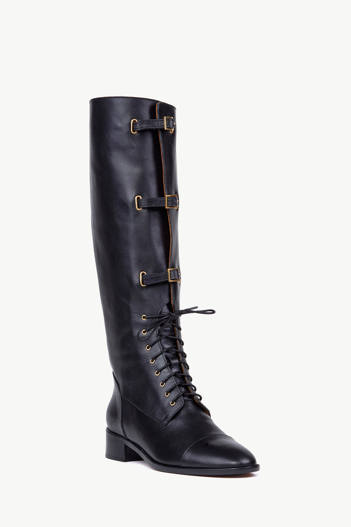 Giuliva Heritage Collection Karen Buckle Boot In Leather