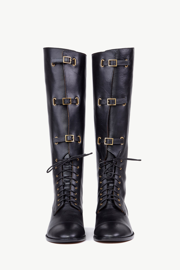 Giuliva Heritage Collection Karen Buckle Boot In Leather