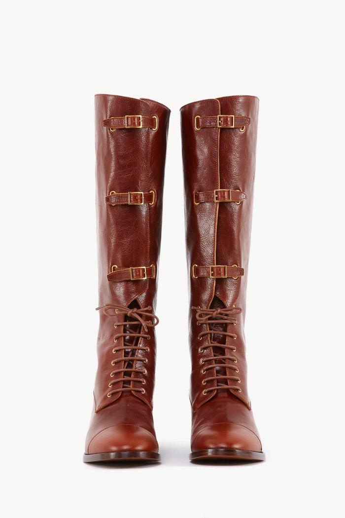 Giuliva Heritage Collection Karen Buckle Boot In Leather