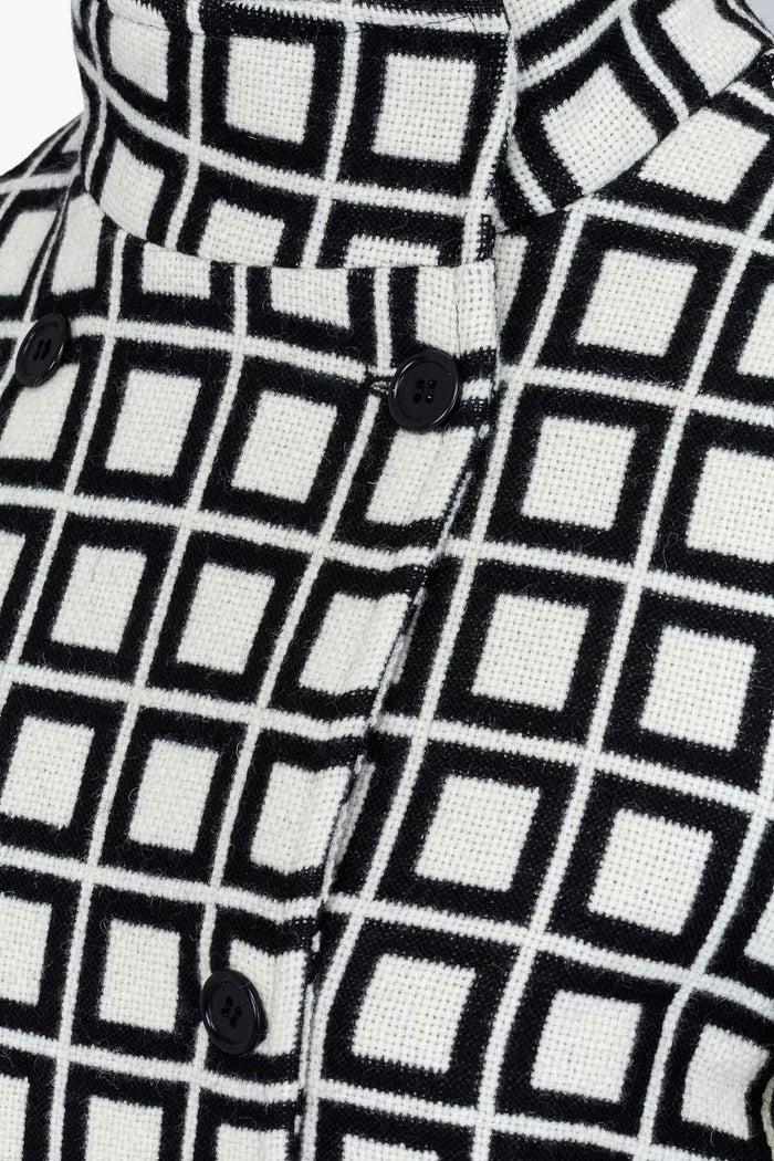 Giuliva Heritage Collection Kate Coat In Wool Squares