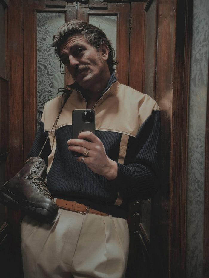 Giuliva Heritage Collection Laga Sweater In Wool Knit And Cotton