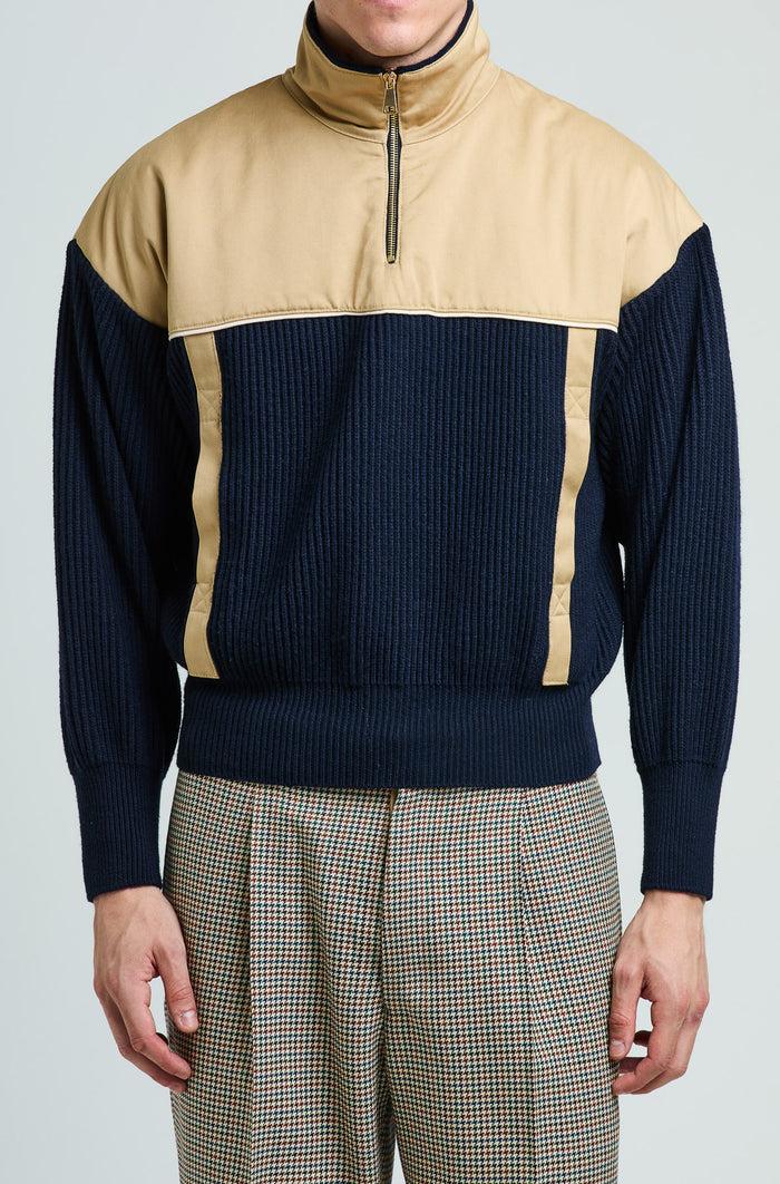 Giuliva Heritage Collection Laga Sweater In Wool Knit And Cotton