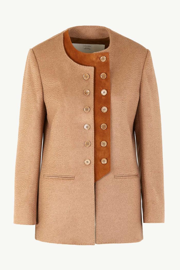 giuliva heritage collection Lara Blazer in Camelhair and Suede