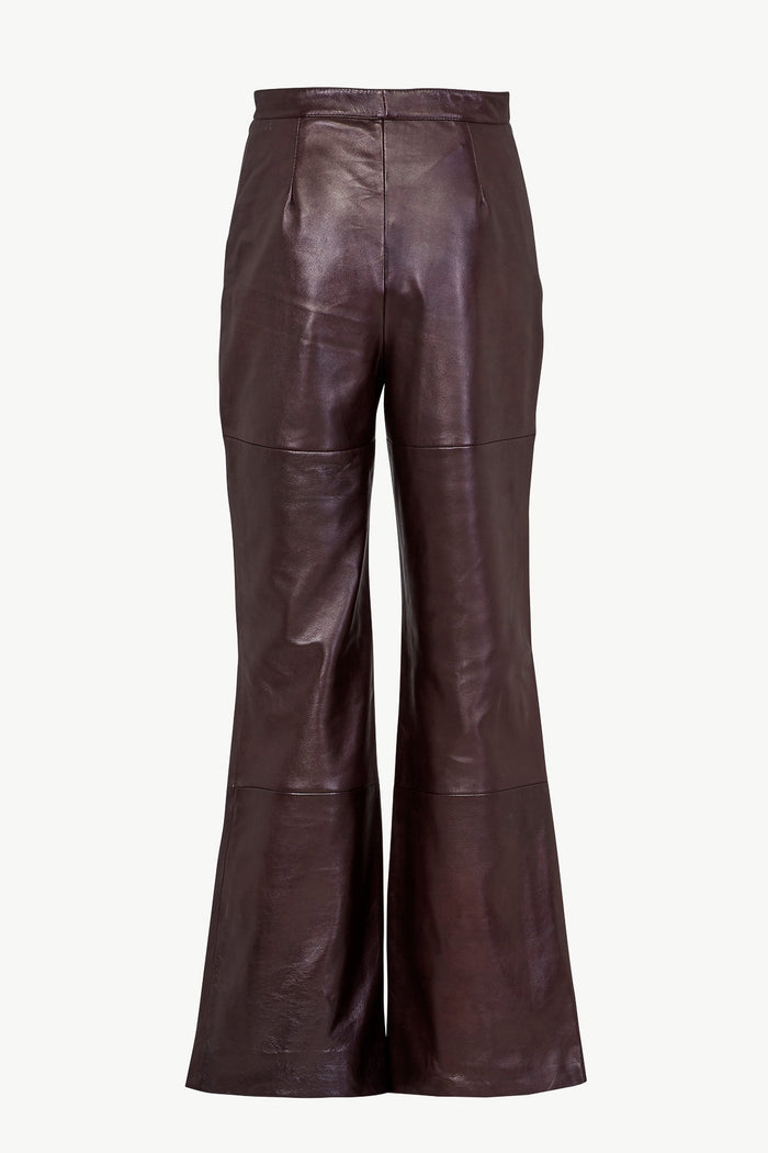 Giuliva Heritage Collection Laura Trousers In Leather