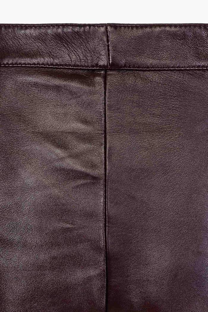 Giuliva Heritage Collection Laura Trousers In Leather