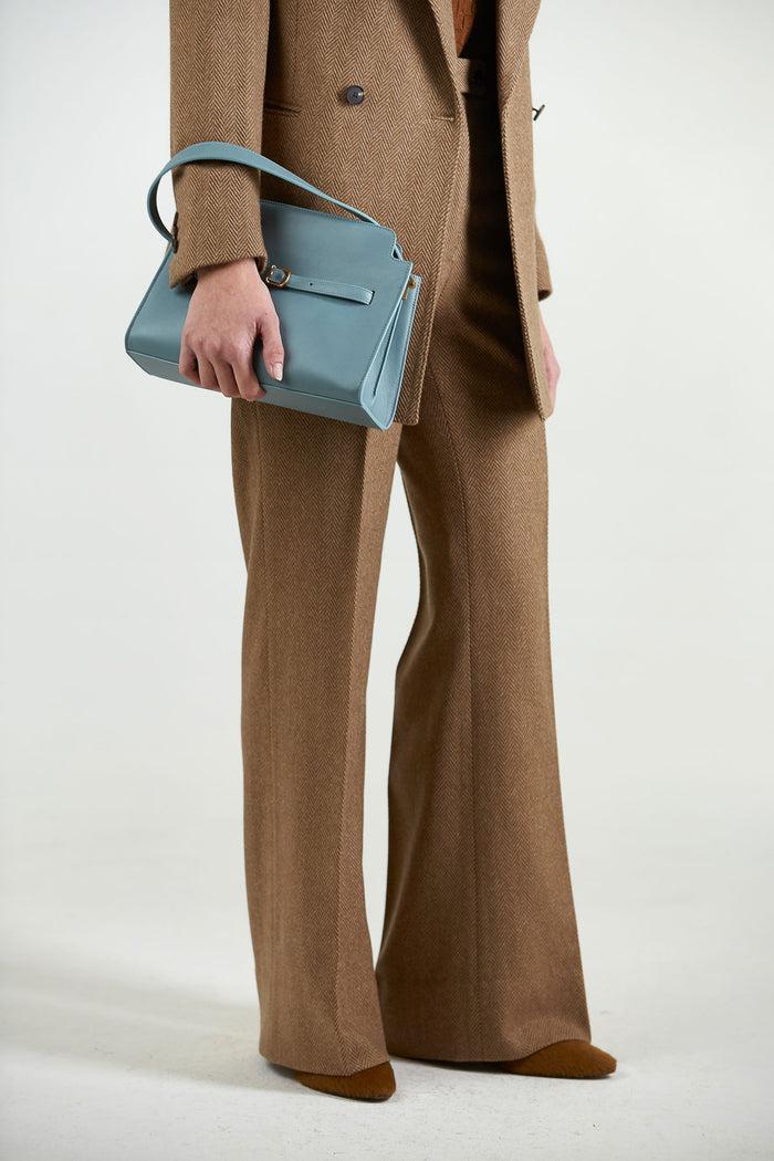 Giuliva Heritage Collection Laura Trousers In Wool Herringbone