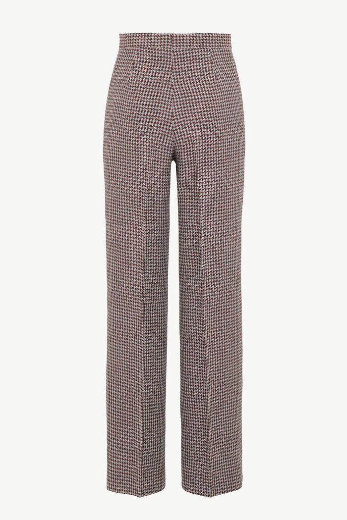 Giuliva Heritage Collection Laura Trousers In Wool Houndstooth