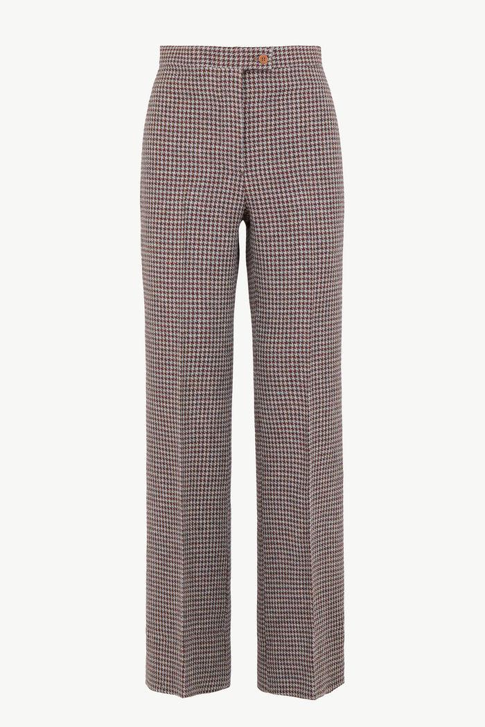 giuliva heritage collection Laura Trousers in Wool Houndstooth